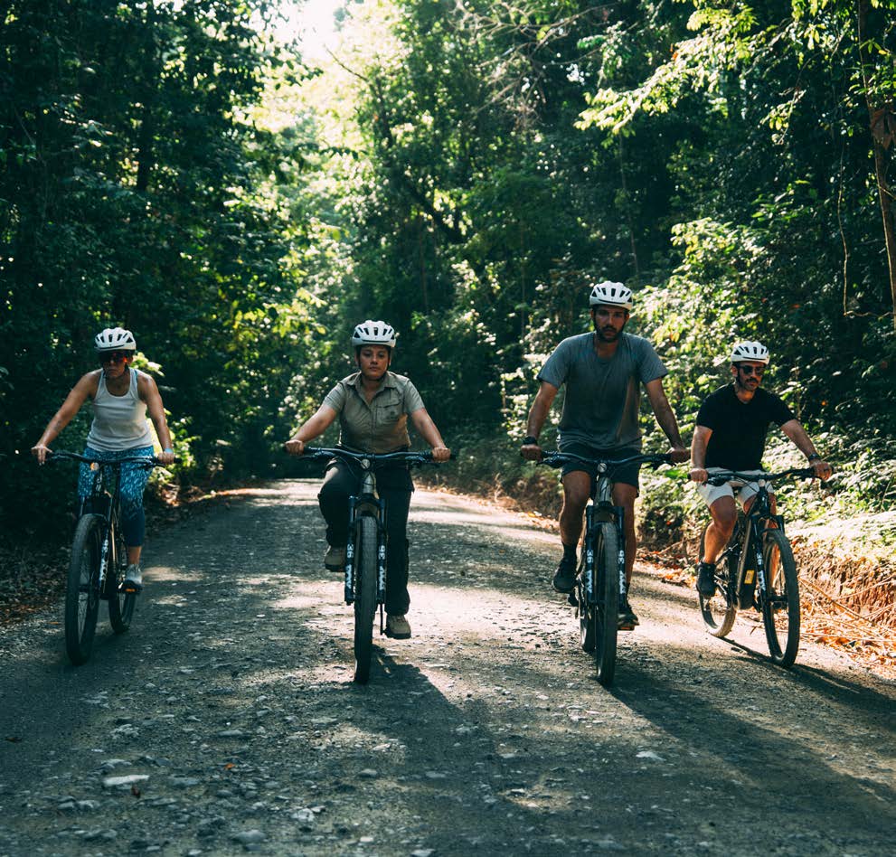 Osa by Bike experience at Lapa Rios Lodge
