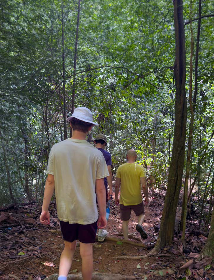 Self-Guided Trail through the rainforest at Lapa Rios Lodge