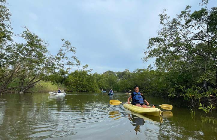 Kayaking in the Golfo Dulce, Costa Rica