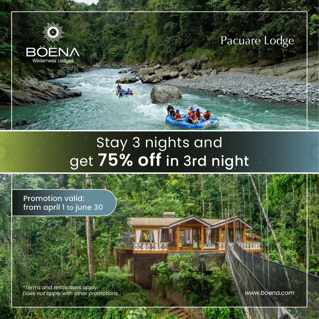 Pacuare Lodge Special Promotion